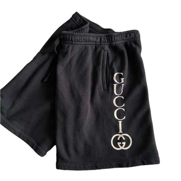 Authentic Gucci Shorts Black Size Large - Picture 2 of 8